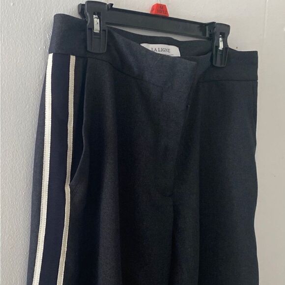 La Ligne Charcoal Dress Pants sz 2 - Picture 7 of 7